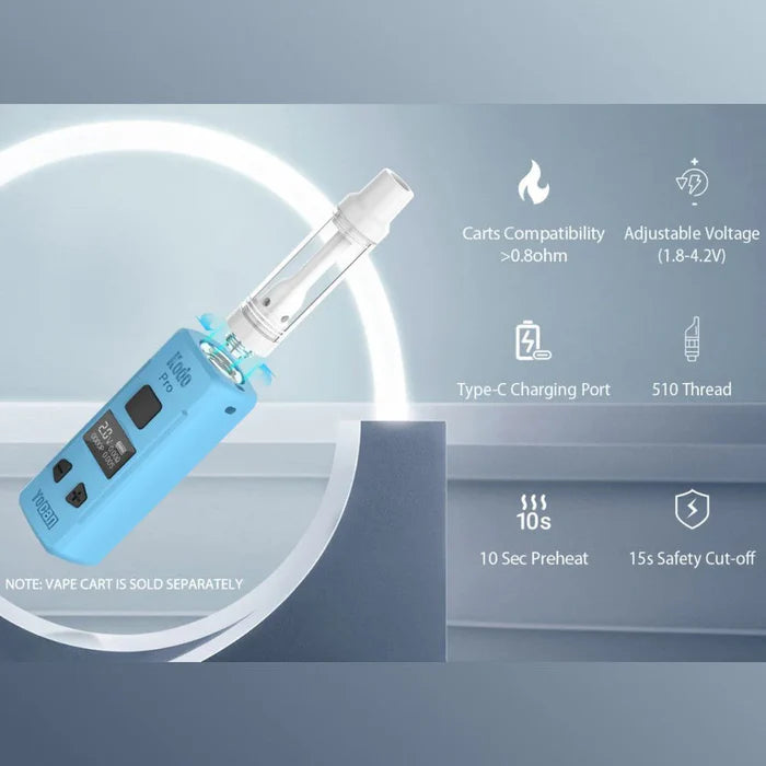 Yocan | Kodo Pro NEW Colours Box of 20 510 Battery Smoking Cat Distribution