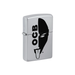Zippo 250-109226 OCB Reg High Polish Chrome Half Face Zippo Lighter ONE