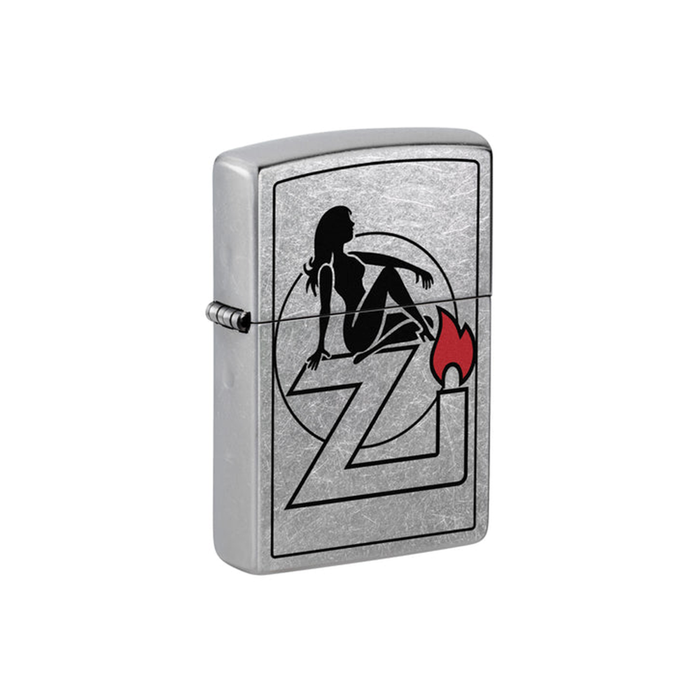 Zippo 207-110241 Flame Girl Lady with Z Zippo Lighter ONE