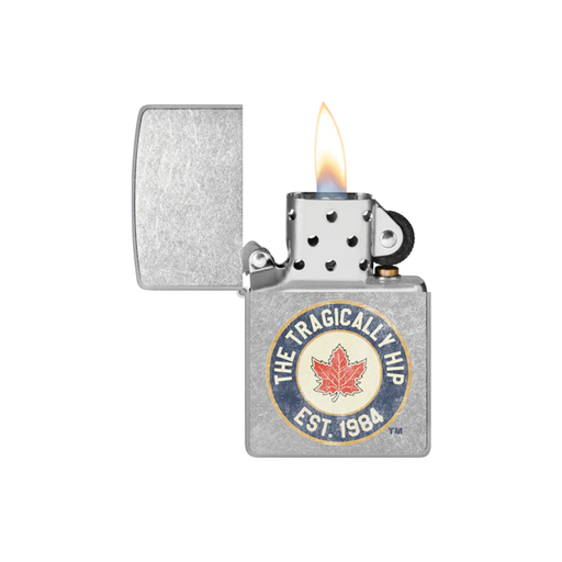Zippo 207-109011 Tragically Hip Maple Leaf Logo Zippo Lighter ONE
