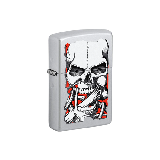 Zippo 205-110239 Skull BS Down The Hatch Zippo Lighter ONE