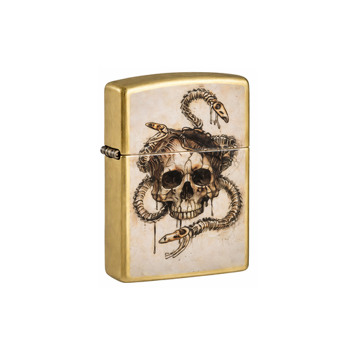 Zippo 47175 Skull Snake Design 