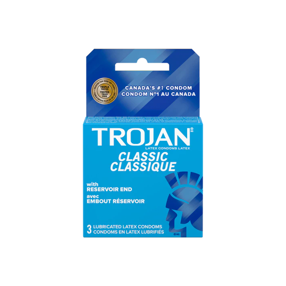 Trojan Classic Lubricated Latex Condoms Pack of 6 — One Wholesale