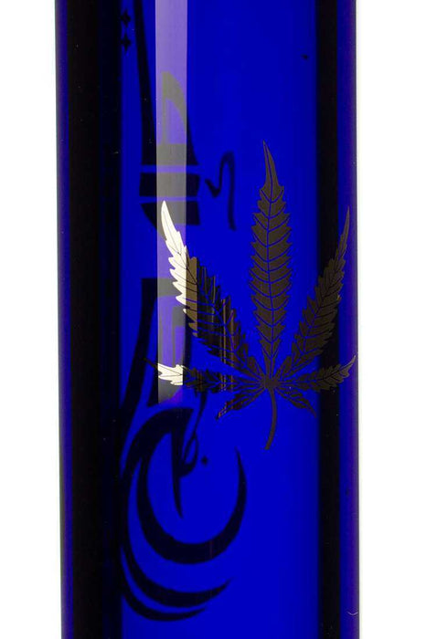 18 inches genie white dot colored glass beaker bong Bongs ONE