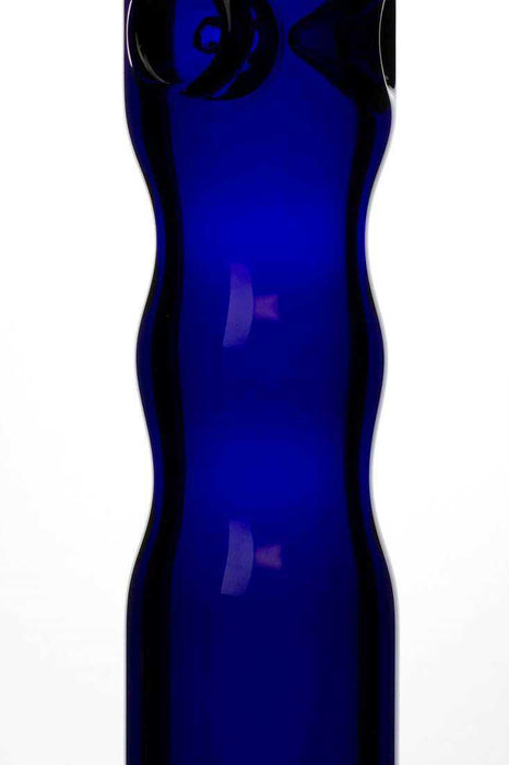 18 inches genie white dot colored glass beaker bong Bongs ONE