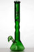 18 inches genie white dot colored glass beaker bong Bongs ONE Green