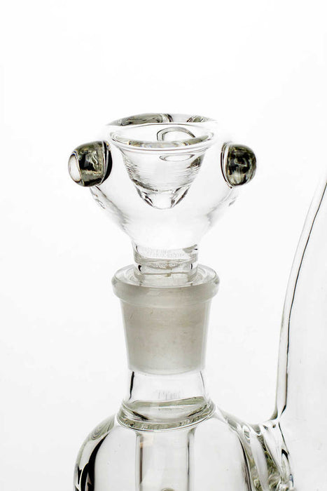 7" 6-arm diffuser glass water bong- - One Wholesale