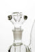 7" 6-arm diffuser glass water bong- - One Wholesale