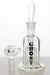 7" 6-arm diffuser glass water bong- - One Wholesale