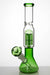 12 inches glass water bong with 6 arms percolator-Green - One Wholesale
