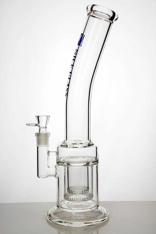 16 inches nice glass double downside shower head water bong Glass Bong ONE