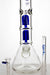 15 inches double 4 tree arms genie heavy glass water bong Glass Bong ONE