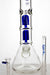 15 inches double 4 tree arms genie heavy glass water bong- - One Wholesale