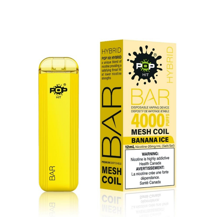 Pop Hybrid Bar 4000 Puff Disposable Vape Box of 5