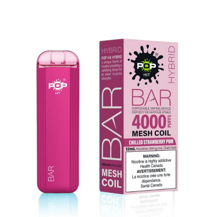 Pop Hybrid Bar 4000 Puff Disposable Vape Box of 5