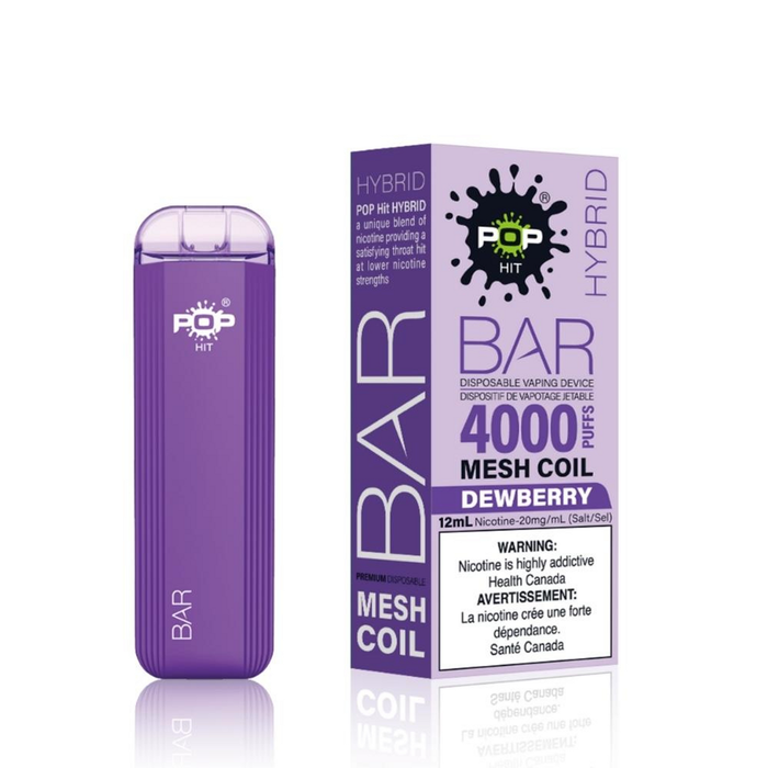 Pop Hybrid Bar 4000 Puff Disposable Vape Box of 5