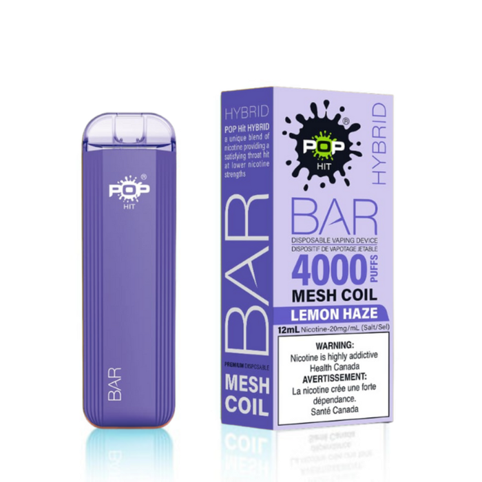 Pop Hybrid Bar 4000 Puff Disposable Vape Box of 5