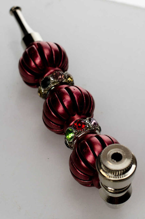 Metal Pipe with cubic zirconia Metal ONE
