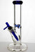 12" heavy glass tube water bong-Blue - One Wholesale