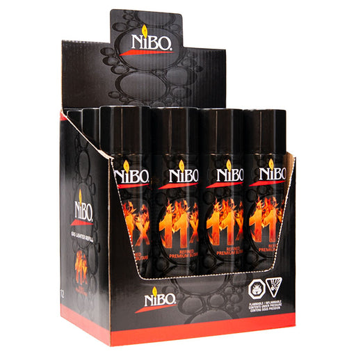 Nibo 11x Refined Premium Butane Box of 12 Lighters ONE