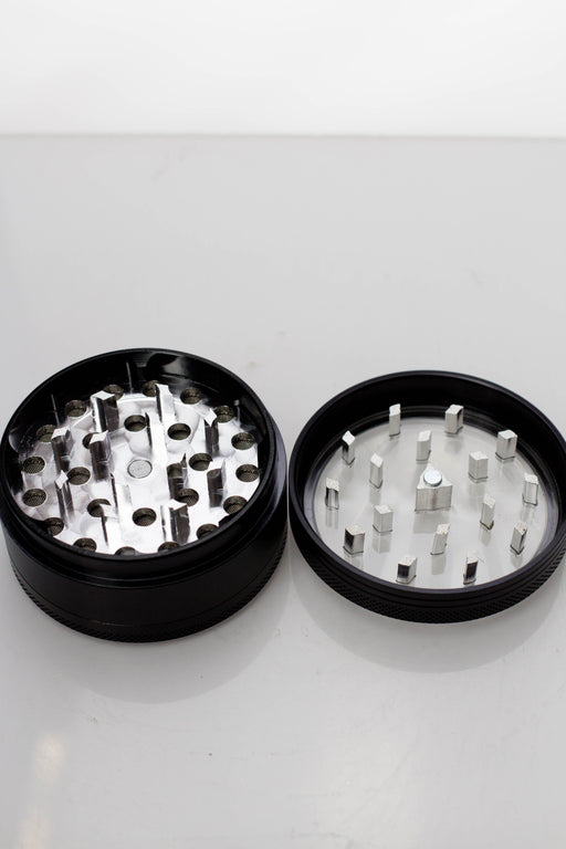 Aluminium 3 parts grinder with acrylic window- - One Wholesale