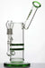 12" ghost 2-in-1 cyclone flat diffused oil rig-Green - One Wholesale