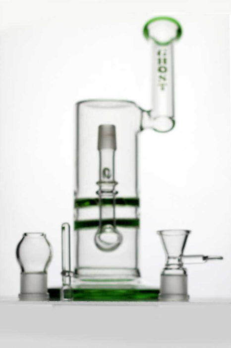 12" ghost 2-in-1 cyclone flat diffused oil rig- - One Wholesale