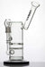 12" ghost 2-in-1 cyclone flat diffused oil rig-Clear - One Wholesale