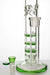 18" Ghost thick glass Thriple Flat Diffuser water bong- - One Wholesale