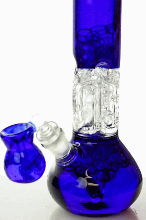 11" glass water bong with 4 arms percolator Glass Bong ONE