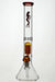 18" volcano single 6 arms glass water bong-Amber - One Wholesale