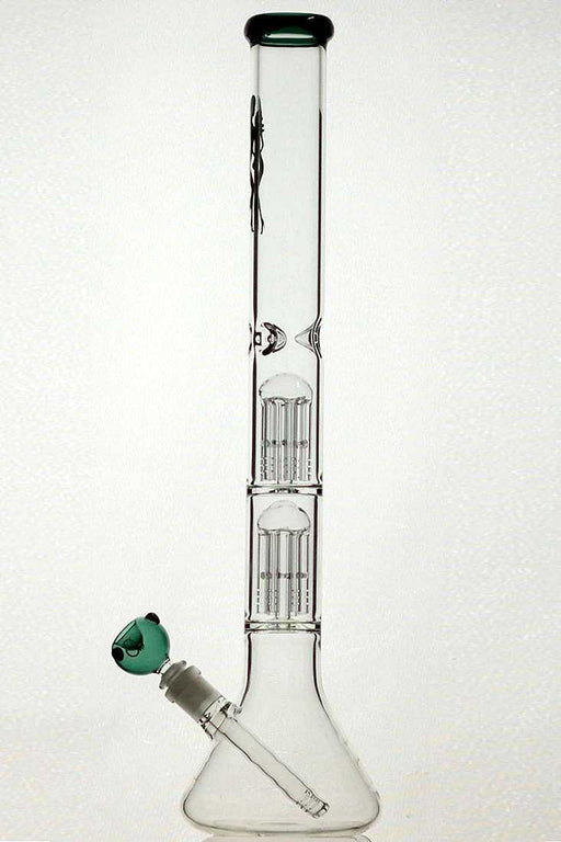 21" volcano double 6 arms glass water bong Bongs ONE