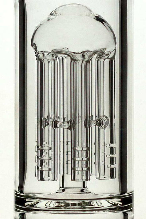 21" volcano double 6 arms glass water bong- - One Wholesale