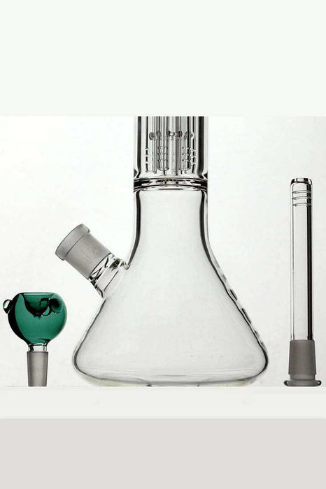 21" volcano double 6 arms glass water bong- - One Wholesale