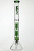 21" volcano double 6 arms glass water bong-Green - One Wholesale