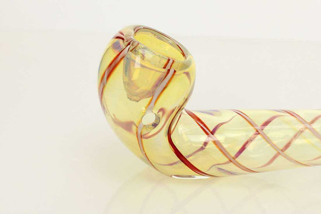 Durable Changing colors giant glass hand pipe- - One Wholesale