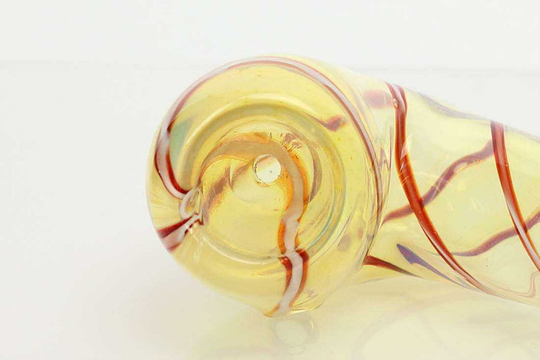 Durable Changing colors giant glass hand pipe- - One Wholesale