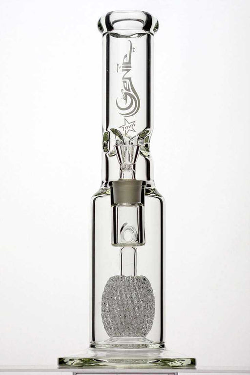 14" genie glass mesh diffused water pipe-Clear - One Wholesale