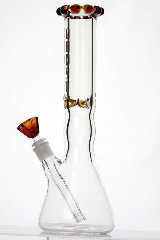 14 inches color dot classic beaker water bong- - One Wholesale