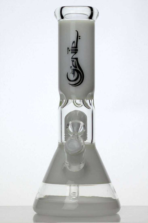 12" genie glass beaker bong with 4 arms percolator Glass Bong ONE White