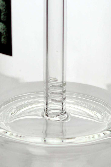 12" Ice glass beanpole stem bubbler- - One Wholesale