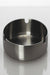 Stainless round ashtray- - One Wholesale