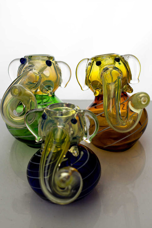 Sitting elephant glass hand pipe Glass Hand Pipe ONE