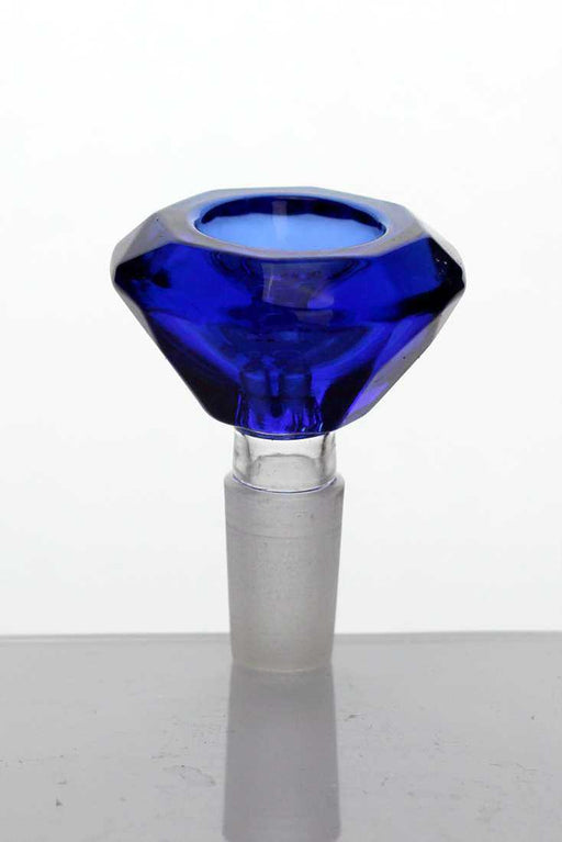 Crystal wide shape Glass bowl-Blue - One Wholesale