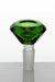 Crystal wide shape Glass bowl-Green - One Wholesale