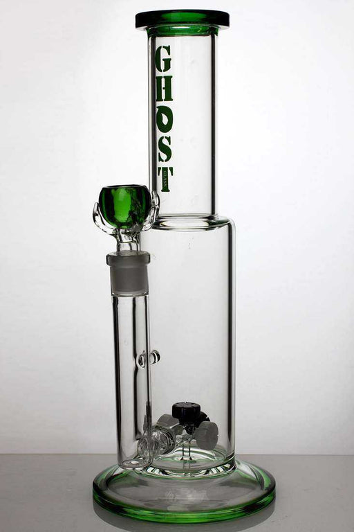 14 inches ghost glass mini shower head diffused water bong Glass Bong ONE Green