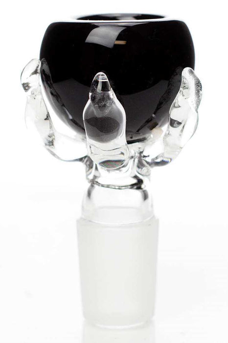 Talon shape glass bowl-Black - One Wholesale