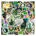 50pcs Assorted Cannabis Design Stickers Gadget Every Weekend Option A