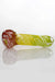 Rasta color Soft Glass Hand Pipe- - One Wholesale