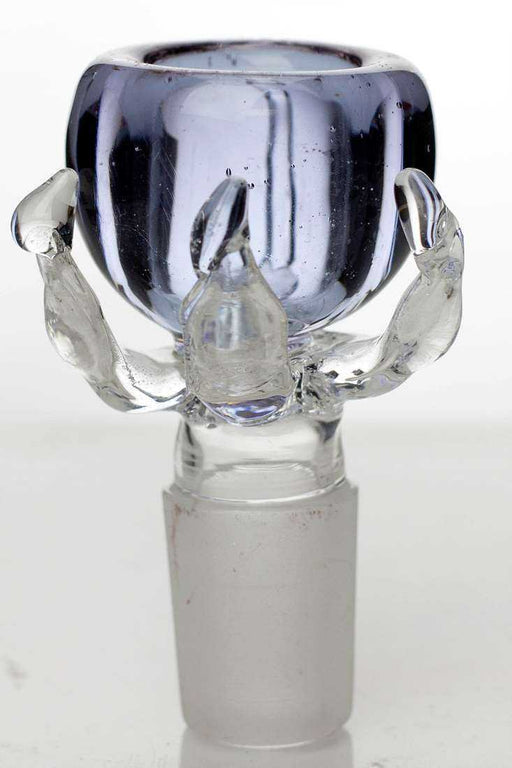 Talon shape glass bowl Bowl · Popper ONE Purple 14 mm Female Joint